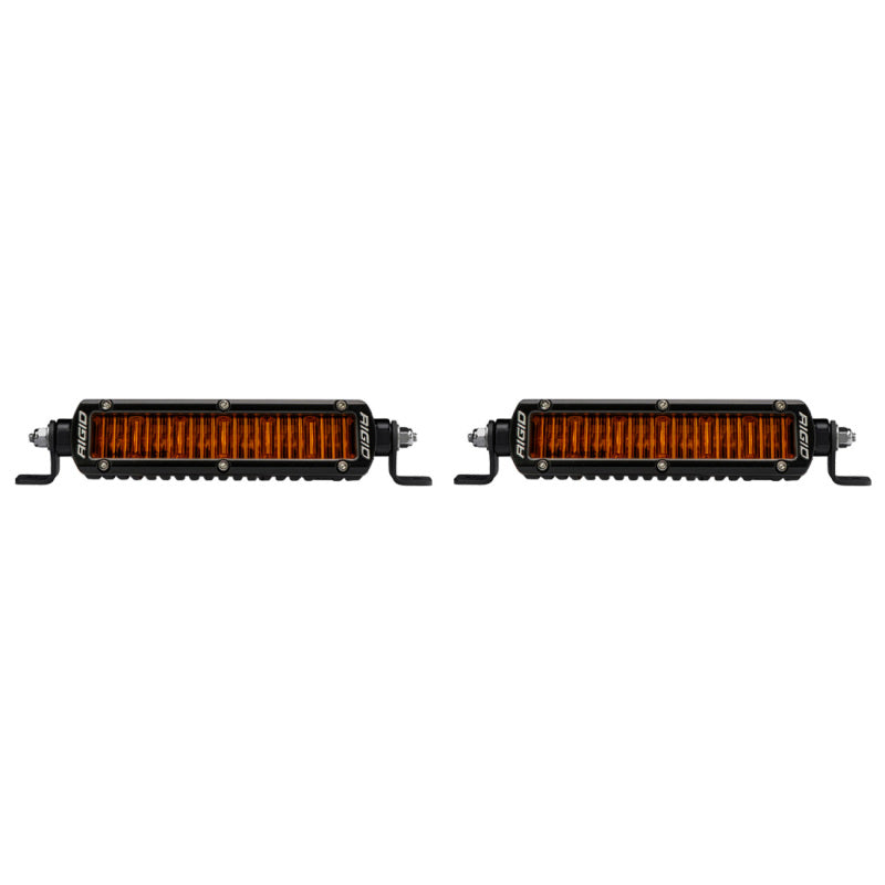 Rigid Industries SR-Series SAE 6in. w/ Amber PRO Lens (Pair) 906705