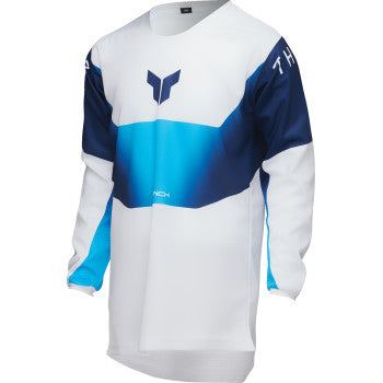 THOR Youth LAUNCHMODE Storm Jersey - White - Medium 2912-2569
