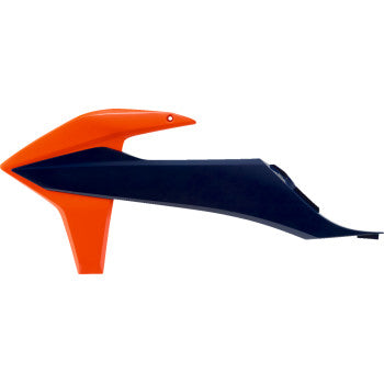 POLISPORT Radiator Cover - Orange/Blue - KTM 2019-2022 8422100045
