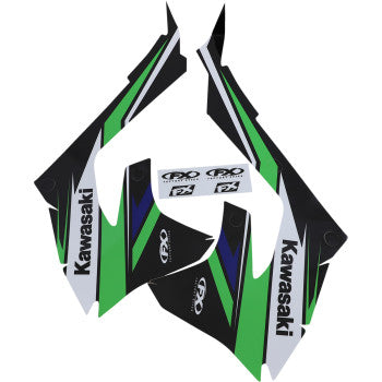 FACTORY EFFEX EVO 18 Graphic Kit - Kawasaki - KX 250/450/450F 24-01138