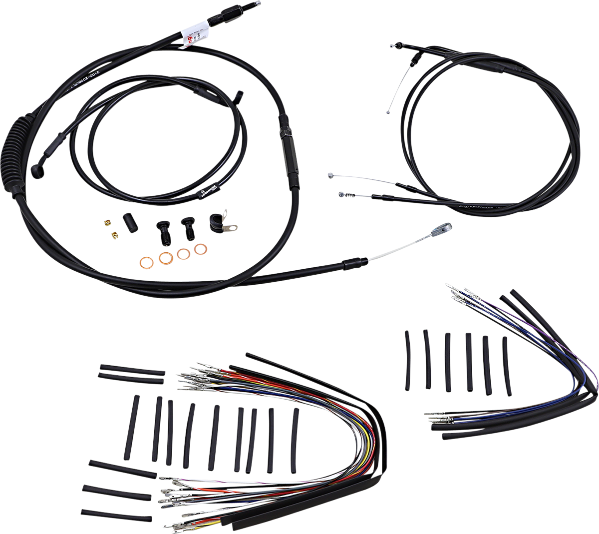 BURLY BRAND Control Kit - 16" Ape Hanger Handlebars B30-1016