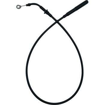 FAT BAGGERS EZ Install Upper Clutch Cable - FLTR/FLHX '21-'23 - +4" - Black 118004-B