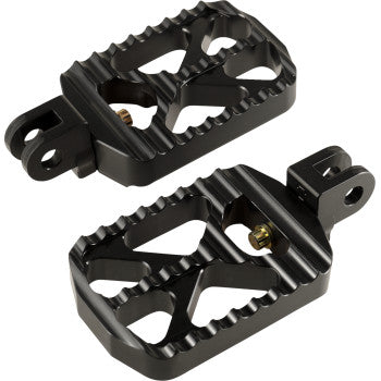 JOKER MACHINE Bear Claw Footpegs - Black - Triumph 08-646-4B