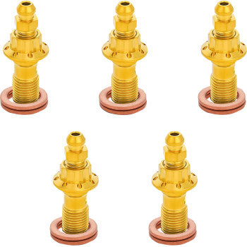 ARLEN NESS Bolt Banjo Bleeder 5-Pk 12-Pt 10mm Fr Caliper Gold Touring 300-868