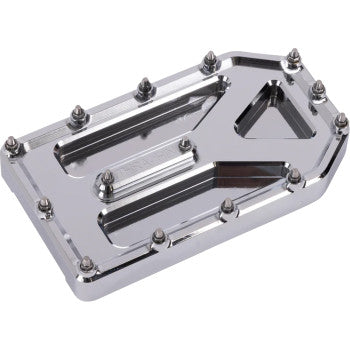 THRASHIN SUPPLY CO. Aggressor Brake Pedal Pad - Chrome - Touring TSC-2220-3