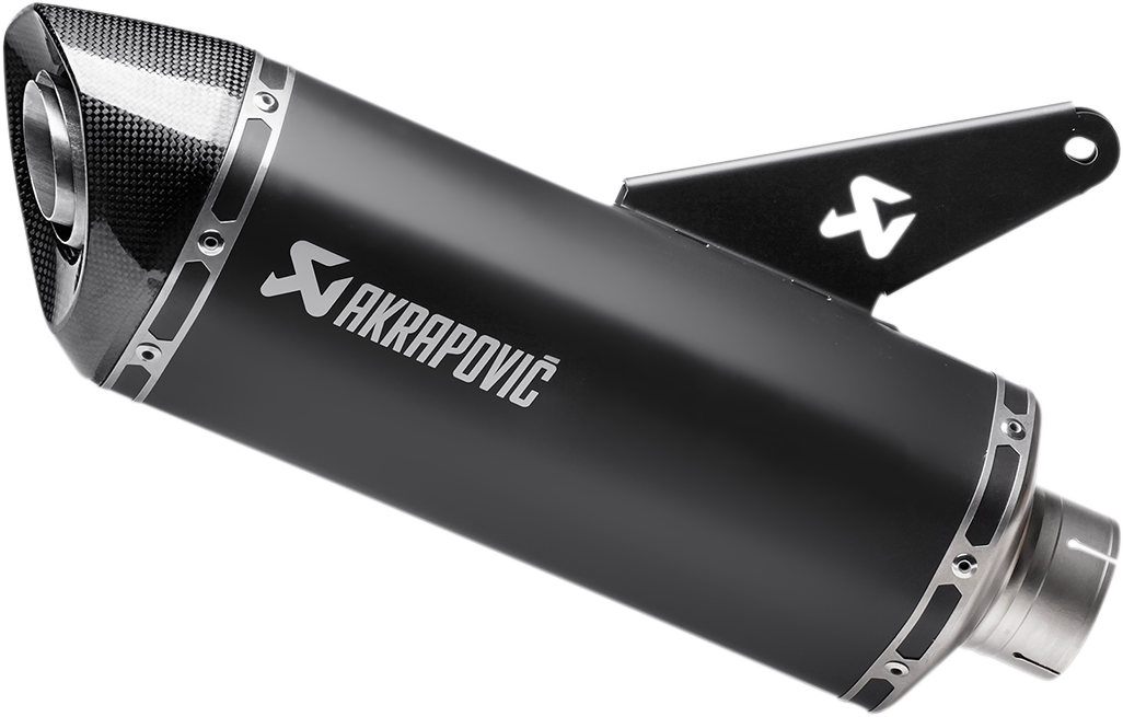 AKRAPOVIC Slip-On Line Muffler - Titanium - Black Monster 821/1200 2014-2016 S-D8SO2-HRBL 1811-2903