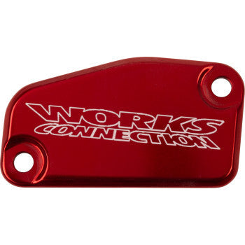 WORKS CONNECTION Front Brake Cap - Red - KTM/Husqvarna/Gas Gas 21-081
