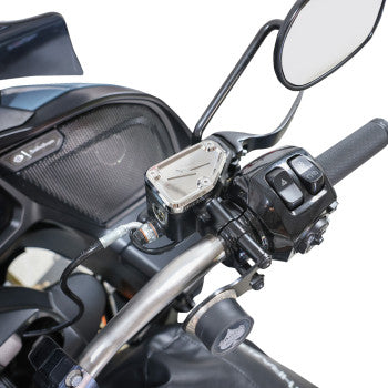 THRASHIN SUPPLY CO. Master Cylinder Cover - Brake - Front - Chrome TSC-3178-3