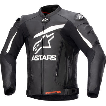 ALPINESTARS GP Plus R v4 Leather Jacket - Black/White - US 48 / EU 58 3100524-12-58