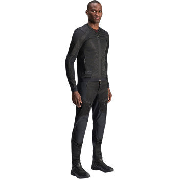 ALPINESTARS Troop-Air Jacket - Black/Black - Large 3301225-1100-L