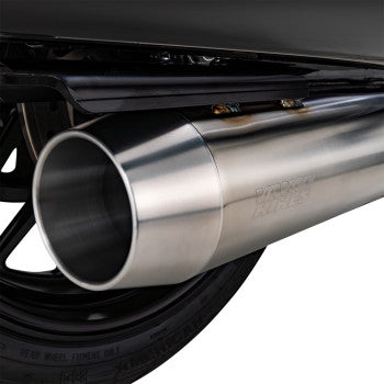 VANCE & HINES 2-into-1 Gaslighter Exhaust System with Heat Shields - M8 Touring - Brushed 27346