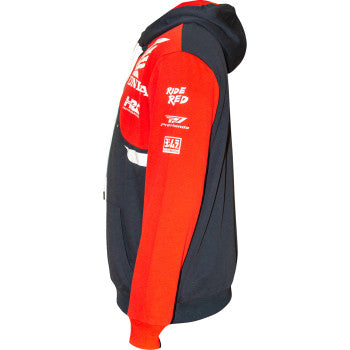 D'COR VISUALS Sweatshirt Team2 Honda Navy Lg 85-220-3
