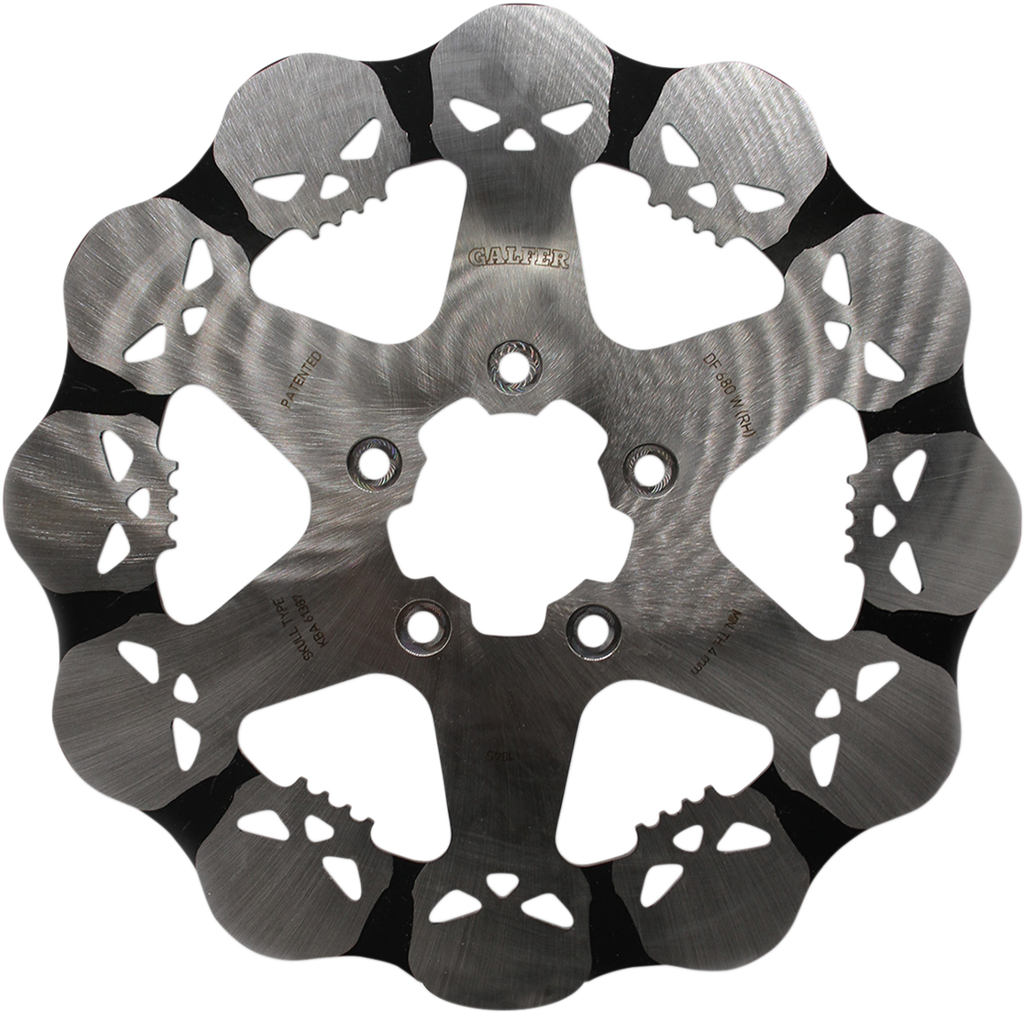 GALFER Skull Rear Rotor Solid Mount 11.5" DIAMETER 2000-2017 DF680RH