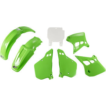 UFO Replacement Body Kit - OEM Green KX125 1990-1991 KAKIT196-999