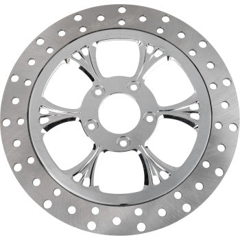 RC COMPONENTS Floating Brake Rotor - Front Right - Majestic - 320 mm - Chrome ZSSCOG320A-102C-RF2K