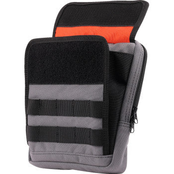 THRASHIN SUPPLY CO. Handlebar Bag Slim - Gray THB-0030