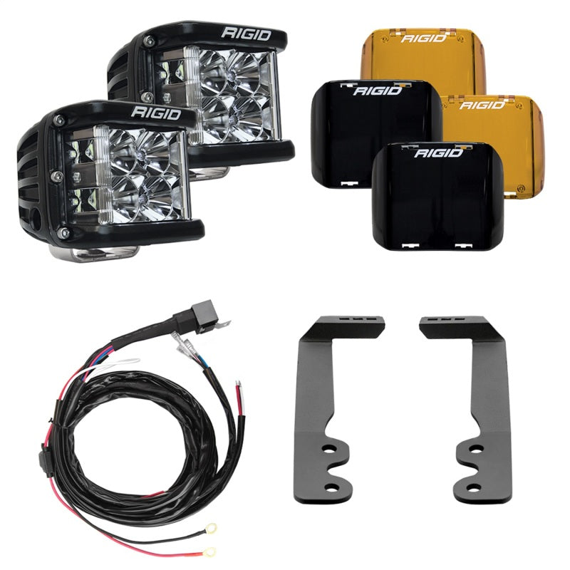 Rigid Industries 2022+ Toyota Tundra A-Pillar Lighting Kit (Fits 360-Series, D-SS Series) 46808