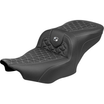 SADDLEMEN Seat Roadsofa Sr Slvr Stitch 823-07-21005