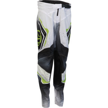 MOOSE OFFROAD Youth Qualifier® Pants - White/Black/Green - US 26 2903-2669