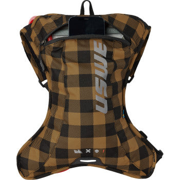 USWE Outlander Hydration Pack - 2L - Flannel Bronze/Black 202076049
