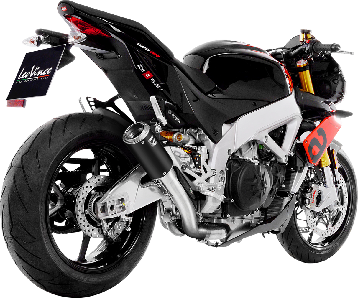 LEOVINCE LV Corsa Muffler - Black Edition 15401BU RSV4 Tuono / Factory 1100 2021-2024 1811-4306
