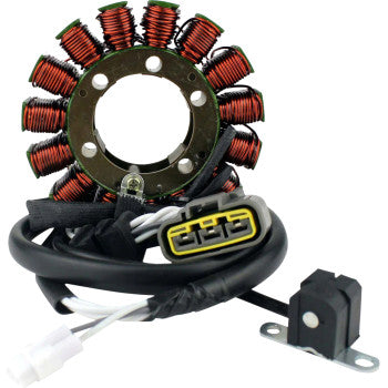 RM STATOR Stator with Crankcase Cover Gasket - Yamaha RM01004G