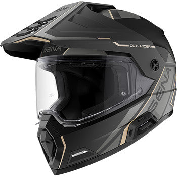 SENA Helmet Outlander Matt Black Md OUTLANDER-MB00M1