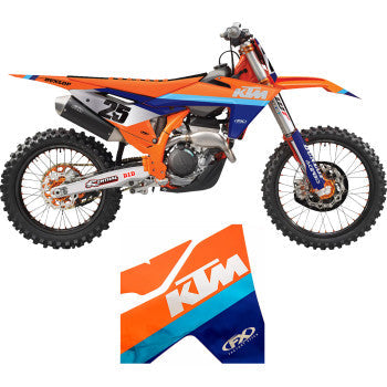 FACTORY EFFEX Candy Chrome Series Shroud/Airbox Graphics Kit - KTM 27-03506