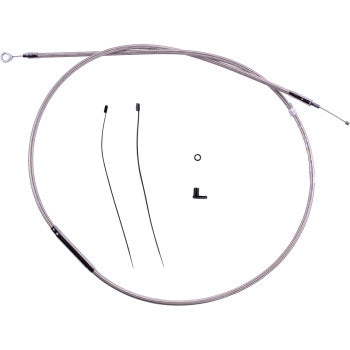 MAGNUM SHIELDING Redesigned Polished Stainless Clutch Cable - 78-11/16" 5223-78