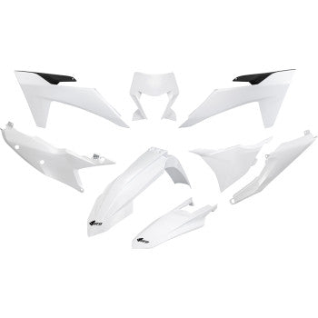 UFO Replacement Body Kit - White OEM '20-'26 - KTM - SX '25-'26 KTKIT535@042