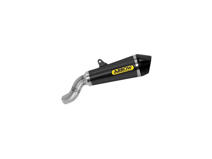 71856XKN Arrow X-Kone Slip-on Exhaust, Stainless Steel Dark Kawasaki Z900 A2 17-24 US models
