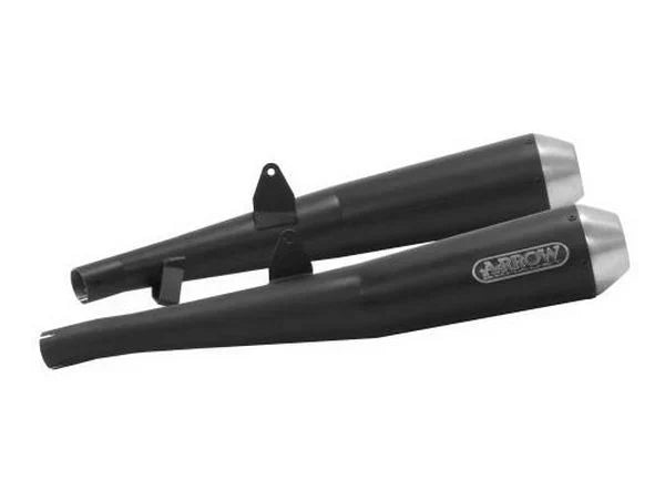 Arrow 71853PRN Pro-Racing Exhausts, Nichrome Dark for Triumph Bonneville T100/T120 2016-2020