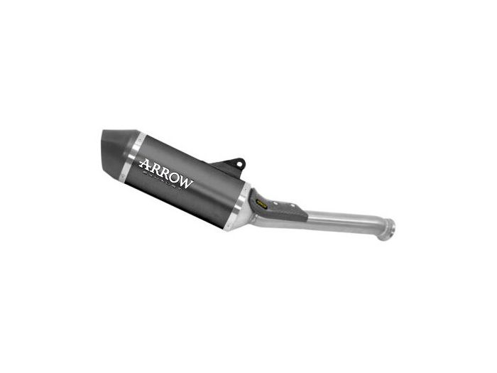Arrow Exhaust Race-Tech Slip-on Exhaust, Aluminum Dark for KTM 790 /890 Adventure 2025-2026 /HUSQVARNA Norden 901 24-25 71990AKN