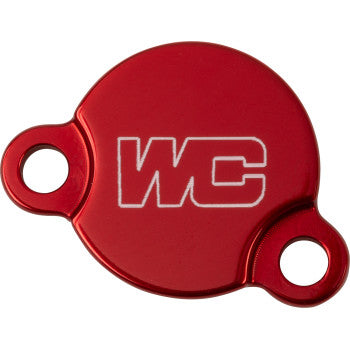 WORKS CONNECTION Rear Brake Cap - Red - KTM/Husqvarna/Gas Gas 21-771