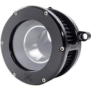 FEULING OIL PUMP CORP. BA Air Cleaner Kit - Black/Clear with Black Filter - M8 5574