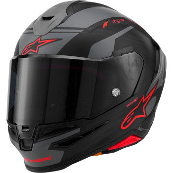 ALPINESTARS Helmet S-R7 A-Core Bk/Gy/Rd Matt Ece06/Dot Xs 8203426-1653-XS