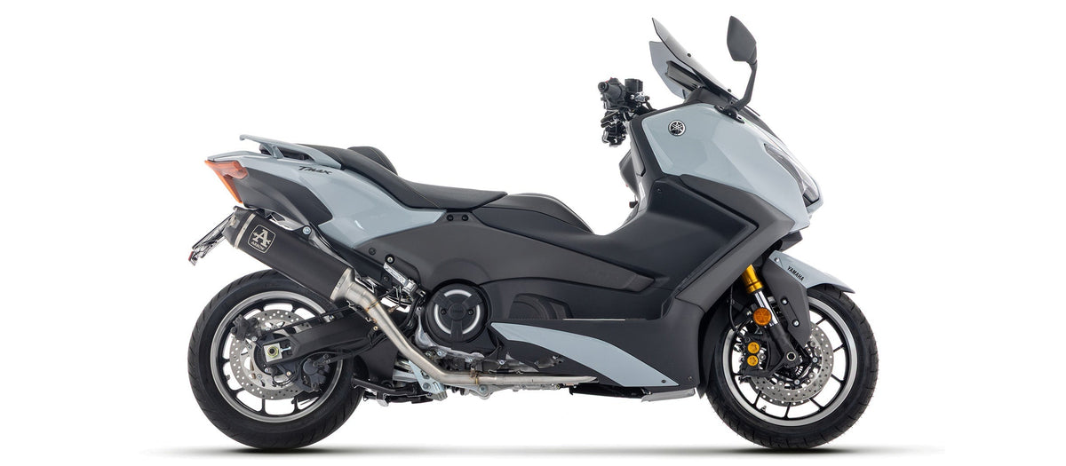 Arrow Full System With Indy Race Titanium Dark" Slip On"