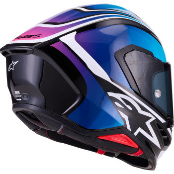 ALPINESTARS Helmet S-R7 Zeal Bk/Bl/Pk Fl/Wh Gloss Ece06/Dot L 8202826-1636-L