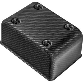 SADDLEMEN Fuse Block Cover - Carbon Fiber - Matte Black CF-899-04-003M