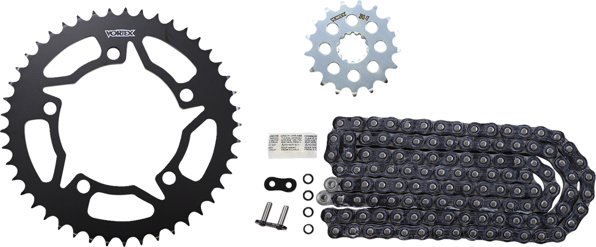 VORTEX Chain and Sprocket Kit - WSS - Black - BMW S1000RR CK7616