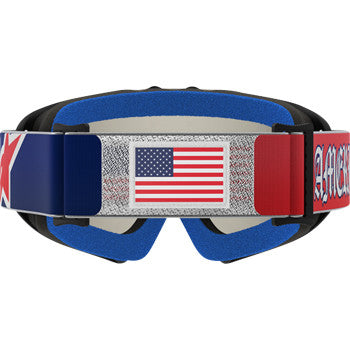 ALPINESTARS GOGGLES Goggle Yth Vsn Corp Merica 25 Rd/Bl/Mir Sil 5140126-3700