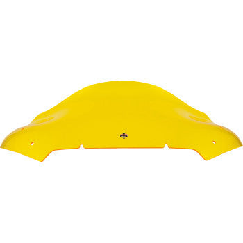 KLOCK WERKS Kolor Flare™ Windshield - 10" - Yellow - FLTR KWW-01-0717
