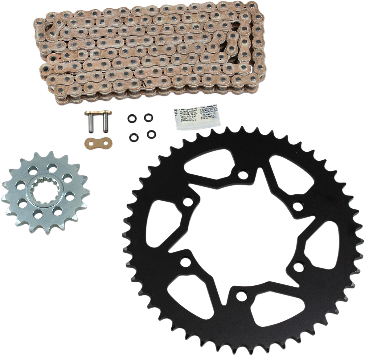 VORTEX Chain and Sprocket Kit - WSS - Gold - Yamaha YZF-R1 CKG6153