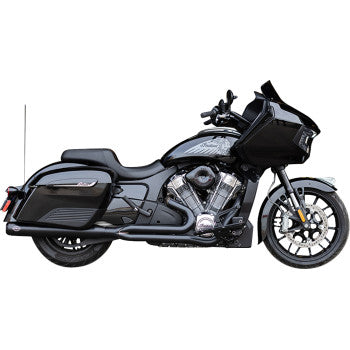 S&S CYCLE 2-into-1 Qualifier Exhaust System - Guardian Black - 49 State - Indian with PowerPlus 550-1133