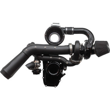 TRASK Tornado Turbo Kit - Stage 2 - Black with Black Aluminum - Gen 1 M8 TM-7610-BK