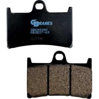 GBRAKES Brake Pads Hh Sintered Gb0537-69 B