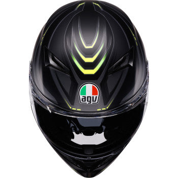 IN STOCK OPEN BOX AGV Helmet K3 Syth Matte Black/Yellow Fluo Md 2118381004-026-M