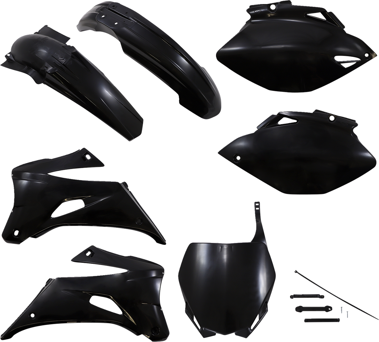 CYCRA Body Kit - Powerflow - Black YZ250/450F 2006-2009 1CYC-9305-12