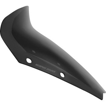 MEMPHIS SHADES Spoiler Windshield - 5" - Dark Black Smoke - FLHX MEP88910