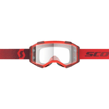 SCOTT Fury Goggle - Red - Clear Works Lens 274514-0004113